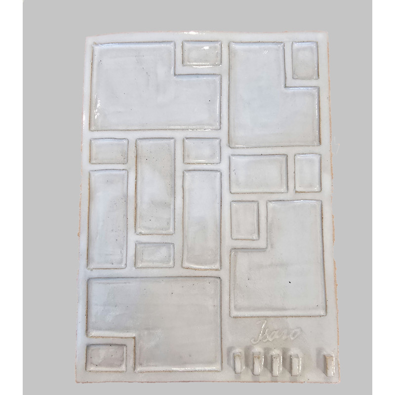 Palette en Céramique Artisanale blanche – Édition Limitée