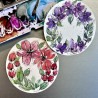 See slide Round Watercolour Paper - Fine grain - 300 g/m2 - Hahnemuhle