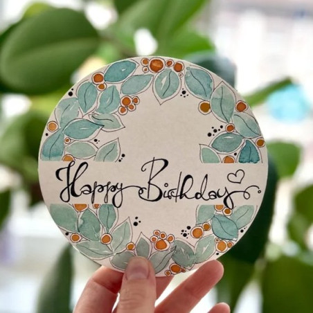Round Watercolour Paper - Fine grain - 300 g/m2 - Hahnemuhle