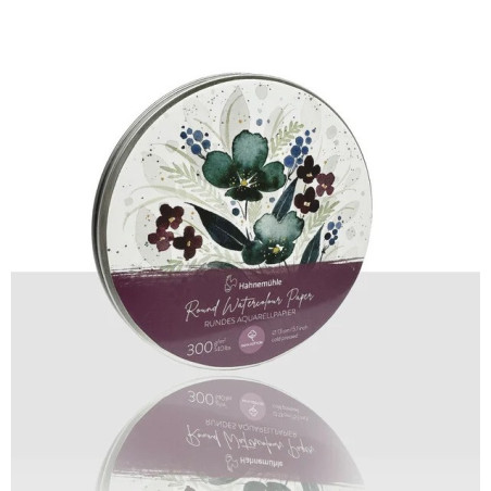 Papier aquarelle forme rond - Grain fin - 300 g/mé - Hahnemuhle