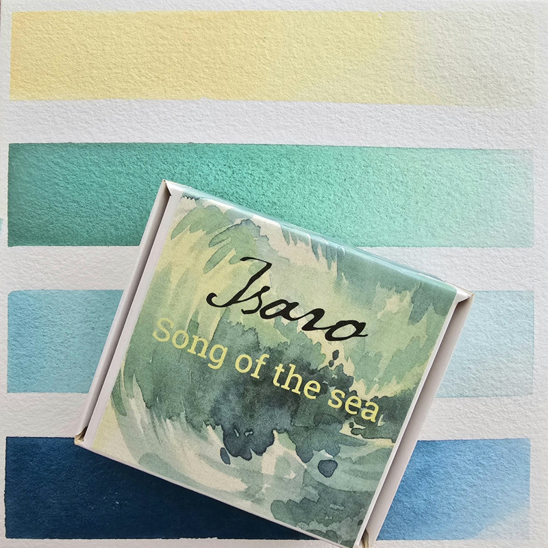 coffret Song of the Sea  4 aquarelles aux nuances estivales et marines