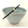 See slide Ceramic bowl with brush rest