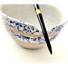 See slide Ceramic bowl with brush rest