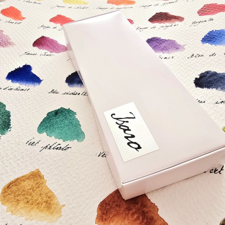 Gamme complète des aquarelles Isaro 93 couleurs