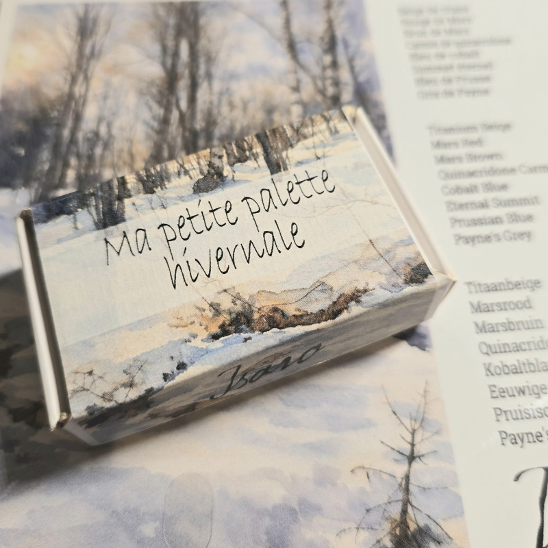 Ma palette hivernale - 8 1/4 de godets