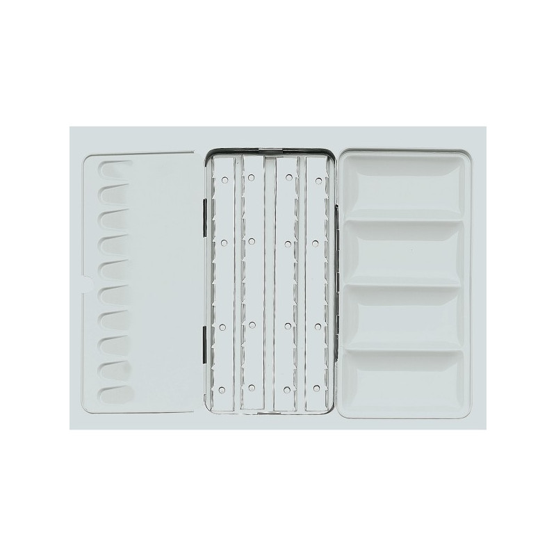 Boite Aquarelle Vide En Métal + 48 demi-godets aimentés